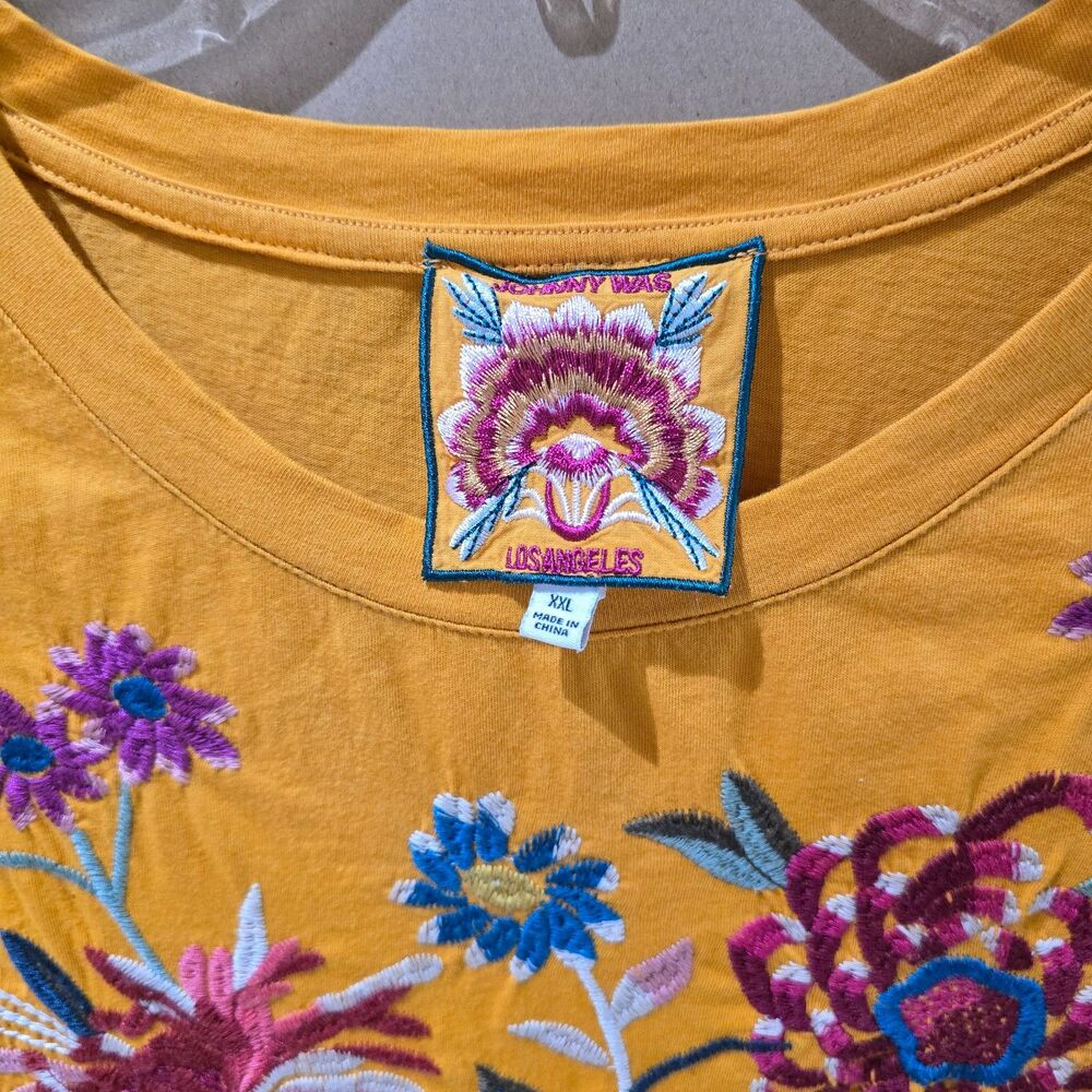 JWLA by Johnny Was Women's Tiarei Relaxed Tee Sz XXL - Picture 3 of 4